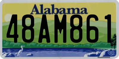 AL license plate 48AM861