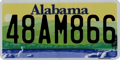 AL license plate 48AM866