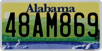 AL license plate 48AM869