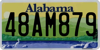AL license plate 48AM879