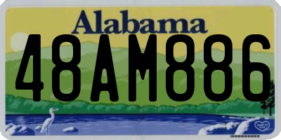 AL license plate 48AM886
