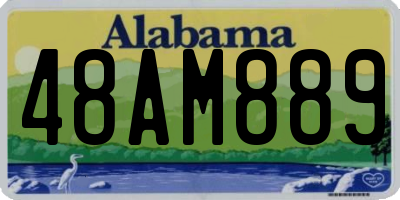 AL license plate 48AM889