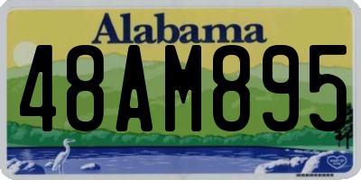 AL license plate 48AM895