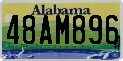 AL license plate 48AM896