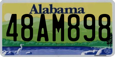 AL license plate 48AM898