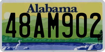 AL license plate 48AM902