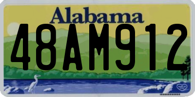 AL license plate 48AM912