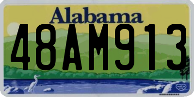AL license plate 48AM913