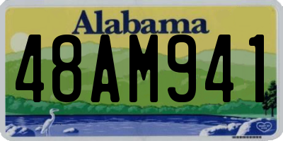 AL license plate 48AM941
