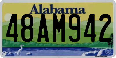 AL license plate 48AM942