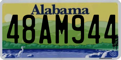 AL license plate 48AM944