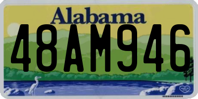 AL license plate 48AM946