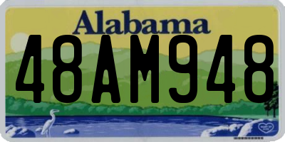AL license plate 48AM948