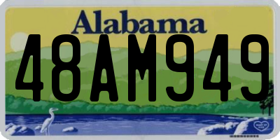 AL license plate 48AM949
