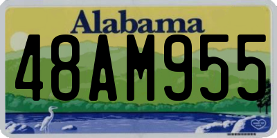 AL license plate 48AM955