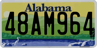 AL license plate 48AM964