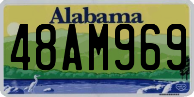 AL license plate 48AM969