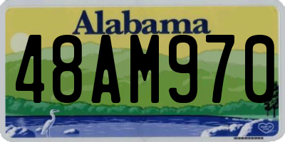 AL license plate 48AM970