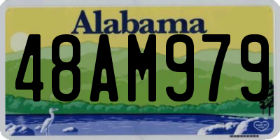 AL license plate 48AM979