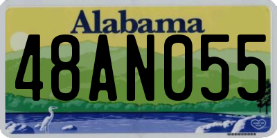 AL license plate 48AN055