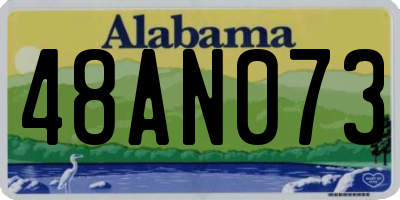 AL license plate 48AN073