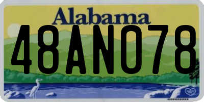 AL license plate 48AN078