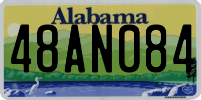 AL license plate 48AN084
