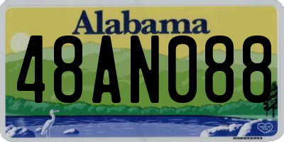 AL license plate 48AN088