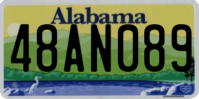 AL license plate 48AN089