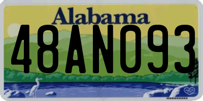 AL license plate 48AN093