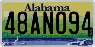 AL license plate 48AN094