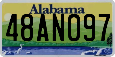 AL license plate 48AN097