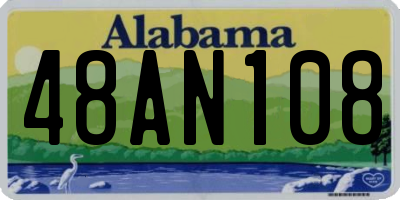 AL license plate 48AN108