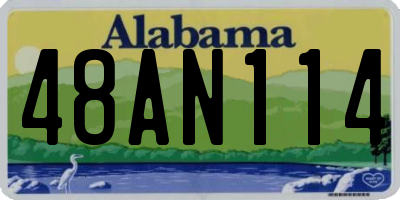 AL license plate 48AN114