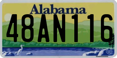 AL license plate 48AN116