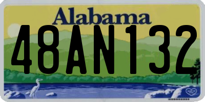AL license plate 48AN132