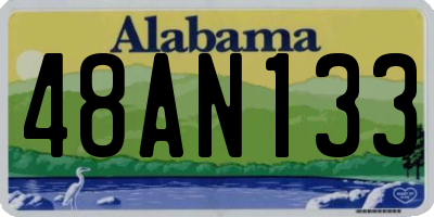 AL license plate 48AN133
