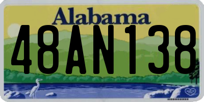 AL license plate 48AN138