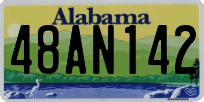 AL license plate 48AN142