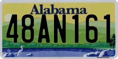 AL license plate 48AN161
