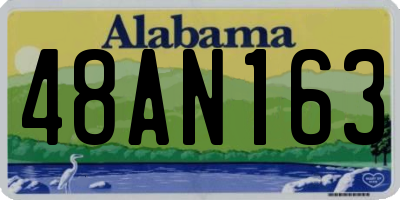 AL license plate 48AN163