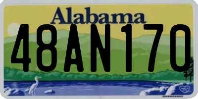 AL license plate 48AN170