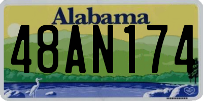 AL license plate 48AN174
