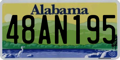 AL license plate 48AN195