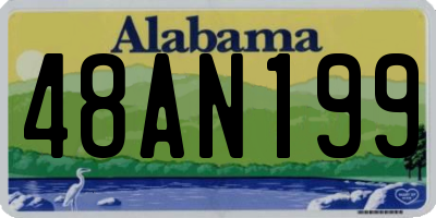 AL license plate 48AN199