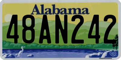 AL license plate 48AN242