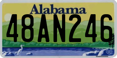 AL license plate 48AN246