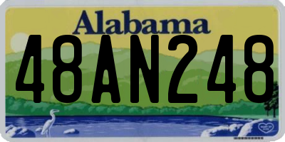 AL license plate 48AN248
