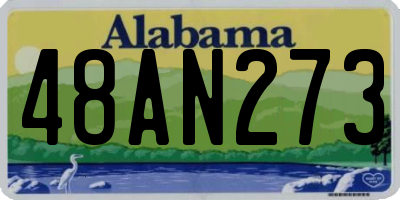 AL license plate 48AN273