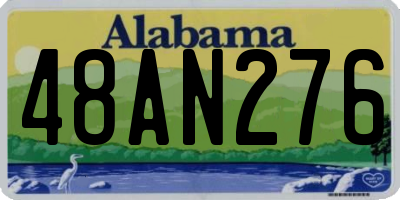 AL license plate 48AN276